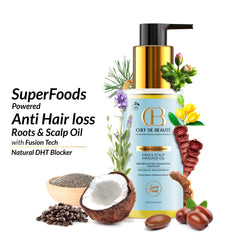 CDB's Hair Fall Control Hair Oil Powered by SuperFoods & FusionTech - 100 ML