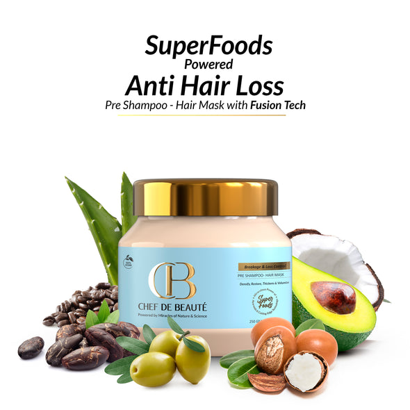 CDB's Hair Fall Control Pre Shampoo Hair Mask Powered by SuperFoods & FusionTech - 250 GMS