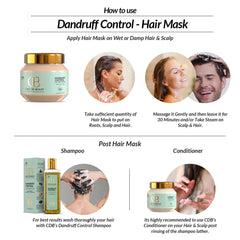 CDB's SuperFoods Powered Anti Dandruff Pre-Shampoo Hair Mask with FusionTech chef de beauté