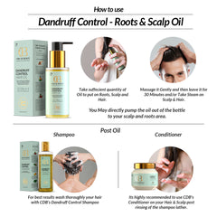 CDB's Dandruff Control 100% Natural Hair Oil Powered by SuperFoods & FusionTech 100ML