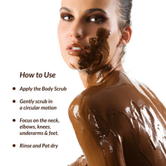 CDB’s Chocolate Coffee Body Scrub & Polish with Organic Avocado Oil - 100% Vegan & Natural - 200 Grams